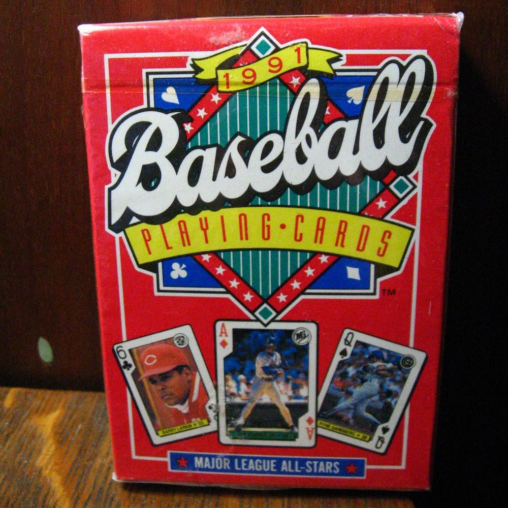 ⚾️ 1991 Baseball Major League All Stars Playing Cards
